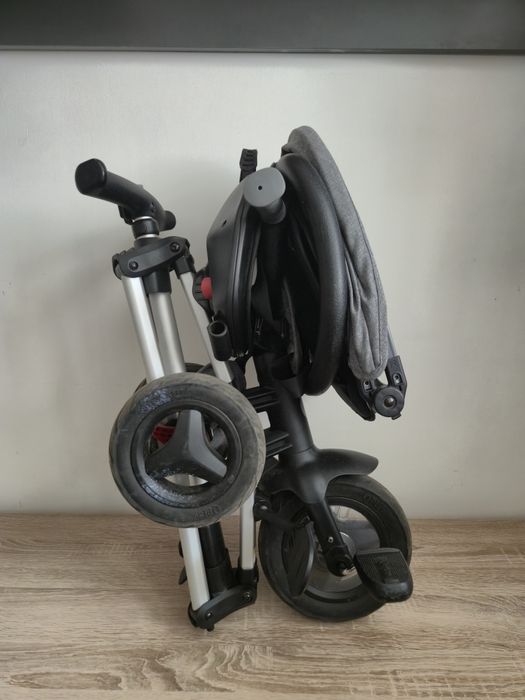 Tricicleta Ultrapliabila QPlay Nova Rubber, Gri
