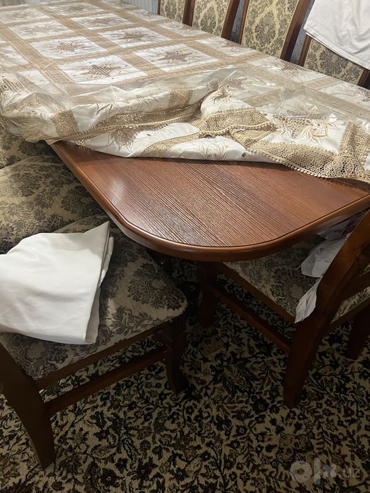 12тали стол из хорошего дерева