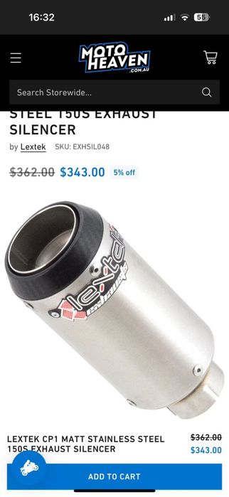 Tobă moto Lextek