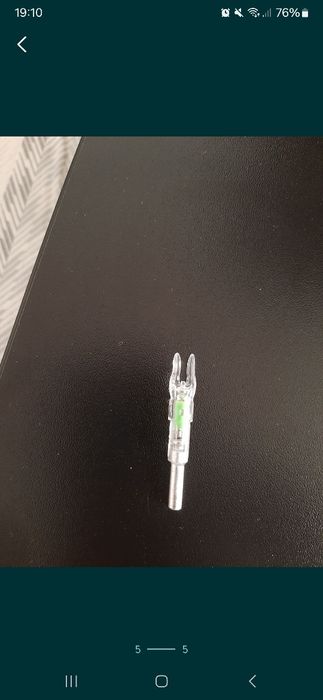 Nock luminos pt arbaleta si arc