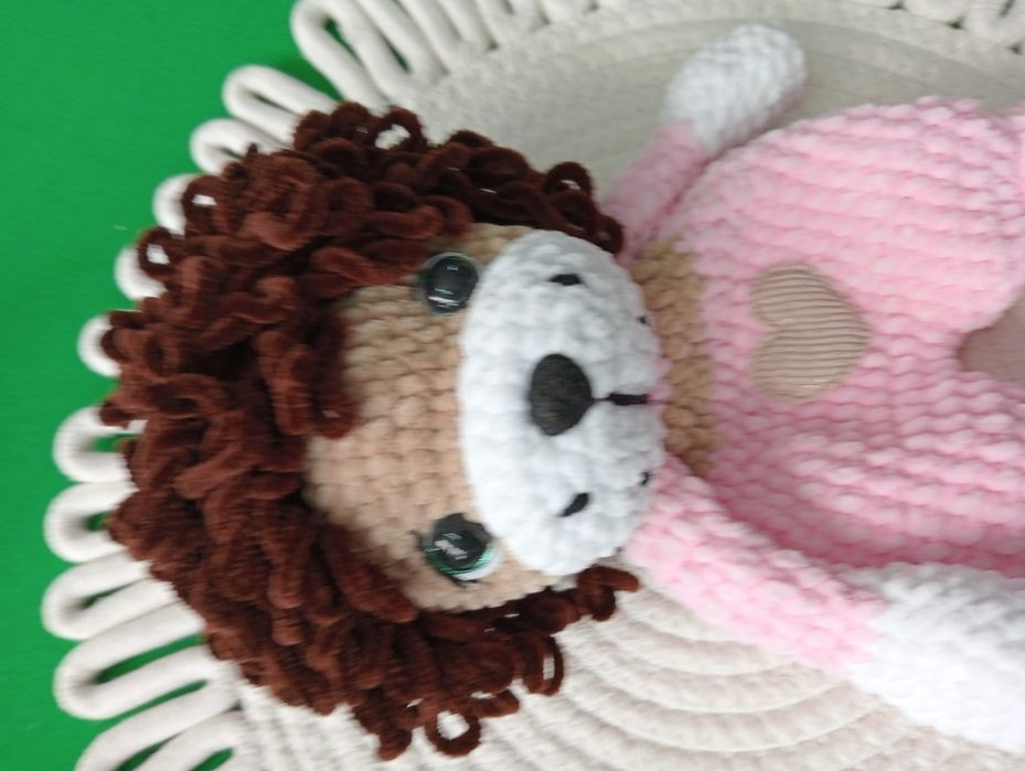 Jucărie copii/amigurumi /leu croșetat