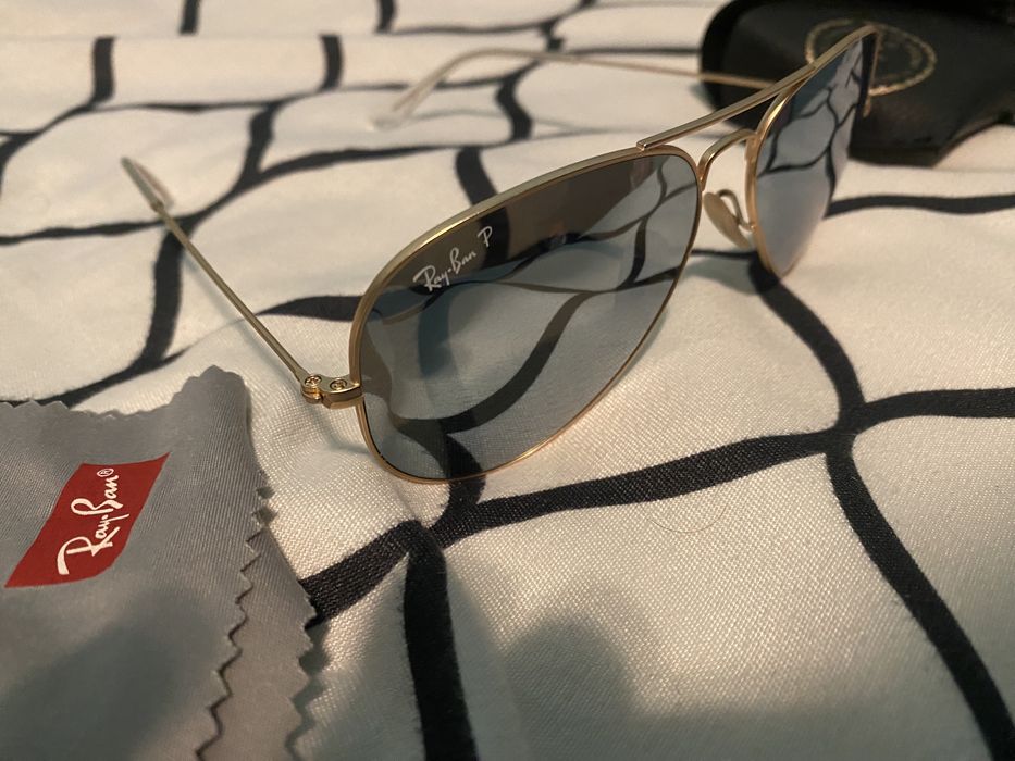 Ochelari de soare Ray-Ban Aviator Large Metal Polarized
