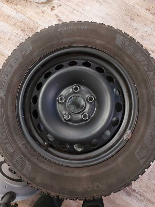 Set Roti Iarna Skoda VW 195/65/15 Michelin