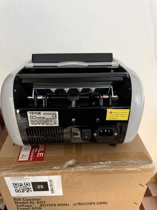 Професионален брояч на банкноти VEVOR с детекция на фалшиви пари