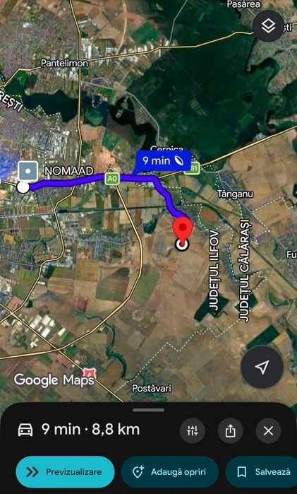 Teren Intravilan 959 mp – Bălăceanca (Cernica), Zonă Rezidențială Nouă