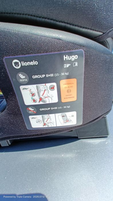 Scaun auto pentru copii: Lionelo Hugo