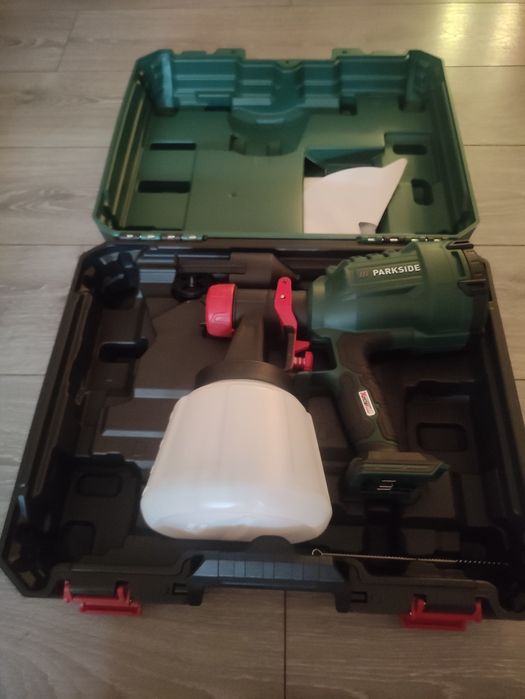 Pistol de vopsit parkside pe acumulator de 20 V