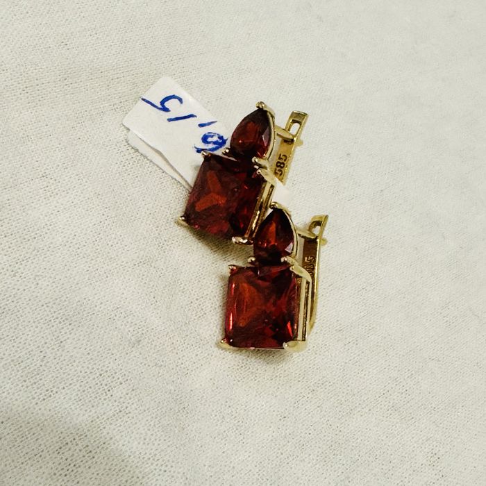 Cercei aur galben 14 k