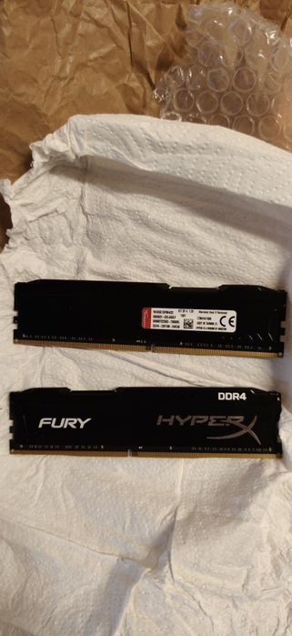 DDR4 16gb RAM Fury HyperX Kingston 2666mhz cl15