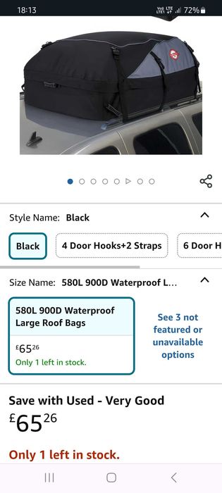 Portbagaj acoperiș auto Sailnovo