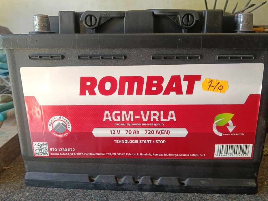 Baterie Rombat start stop