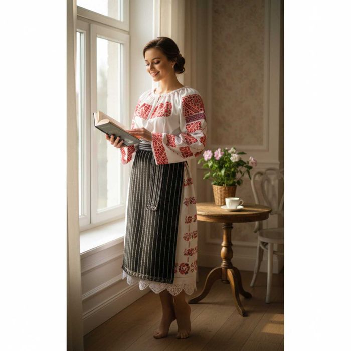 Costum popular vechi autentic din Banat masura M-L