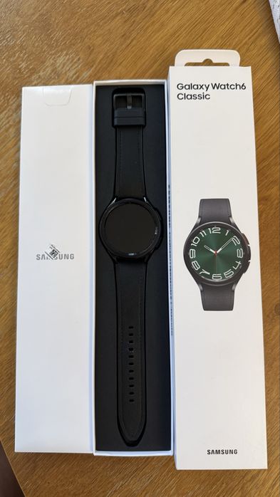 Samsung Watch6 classic+подарък