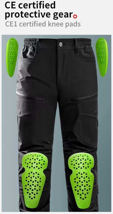 Pantaloni Moto Motowolf cu Protecții Level 1 și Material Elastic