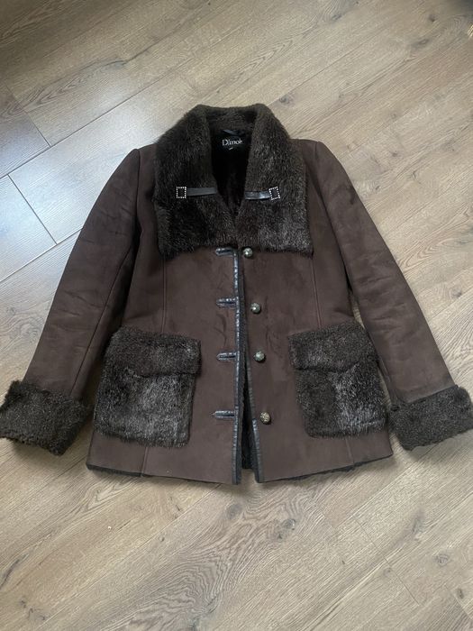 Женское пальто и курька на размер м (44)