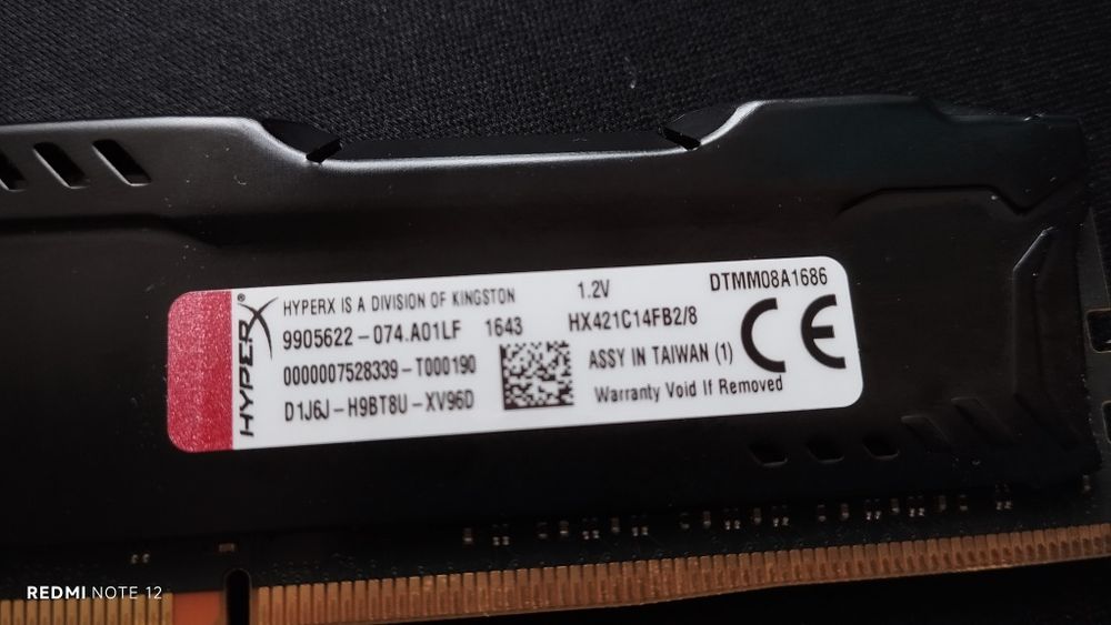 Hyper X Fury DDR4 2113 Mhz CL14 2 X 8