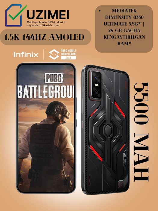 Infinix GT 30 Pro 5G Gʻaming