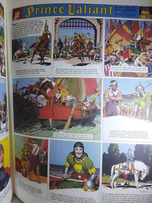 Set Benzi desenate Comics- Prince Valiant Hal Foster - vol 1-6
