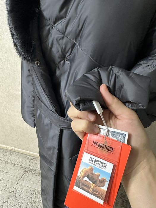 куртка с норковым воротом