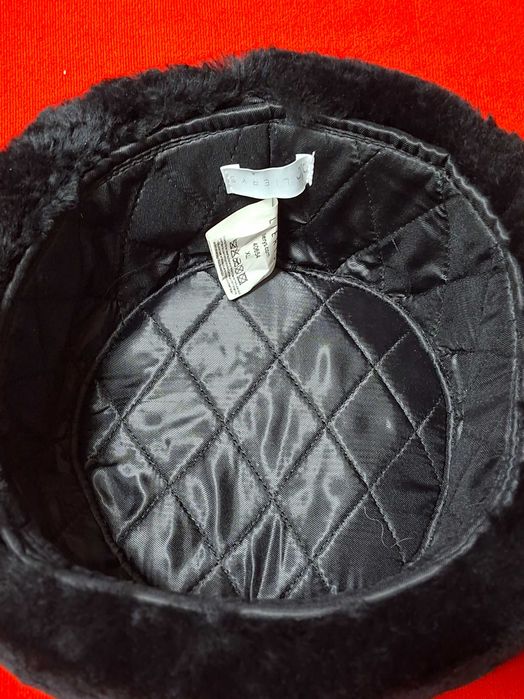 Мъжка ушанка от естествена кожа