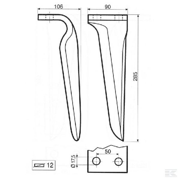 cutit freza  agricola