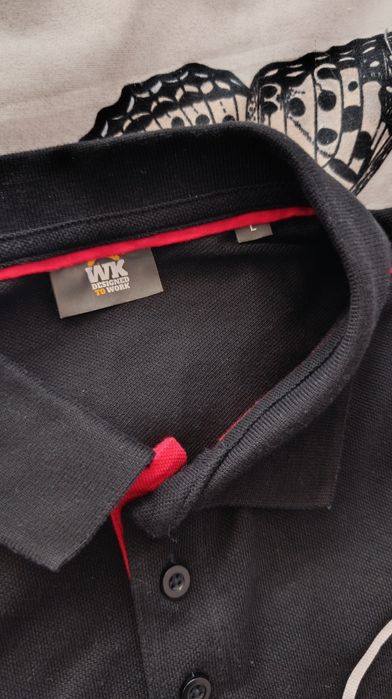 Фланелка на MAN къс ръкав с яка