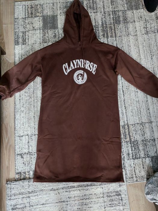 Женское худи платье