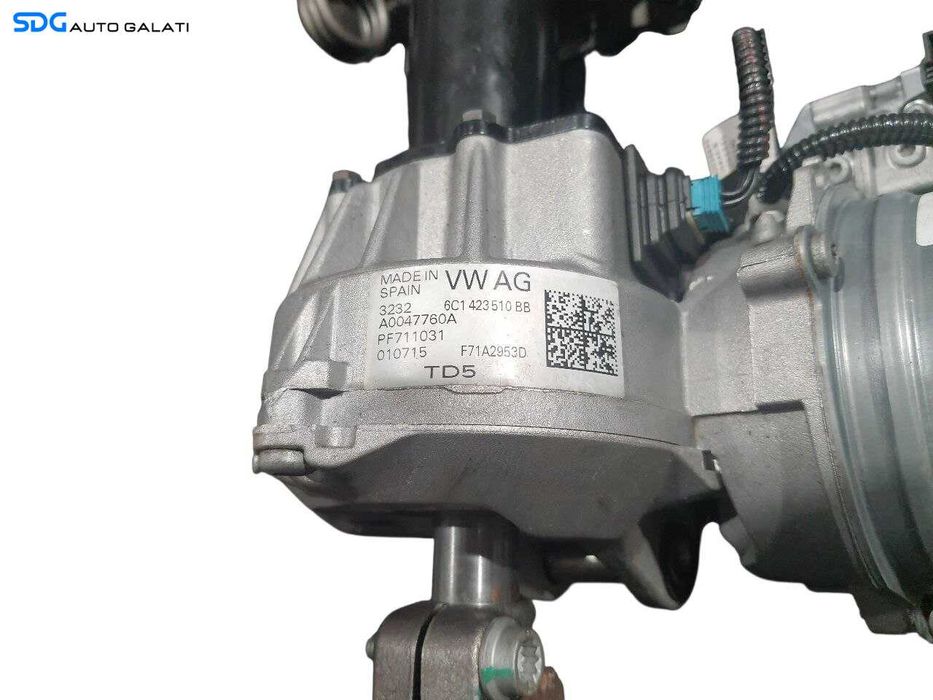 Ax Coloana Volan Cu Motoras Pompa Electrica Servodirectie Volkswagen Polo 6R 2009 - 2017 Cod 6C1423510BB 6C1909144AG 6C1909144D [N2769]