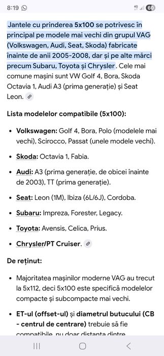 Jante Roti R17 Volkswagen Audi Skoda Seat Mercedes