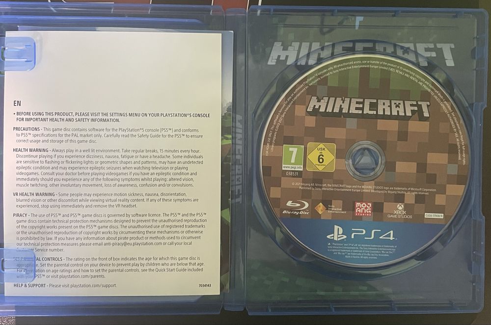 Minecraft за ps4