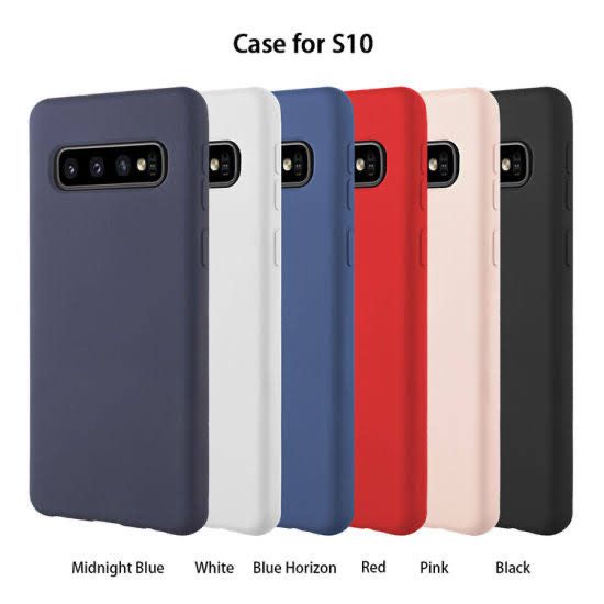 Samsung S8 S9  S10 S10 Plus Husa Top Case Slim Silicon Catifea Interio