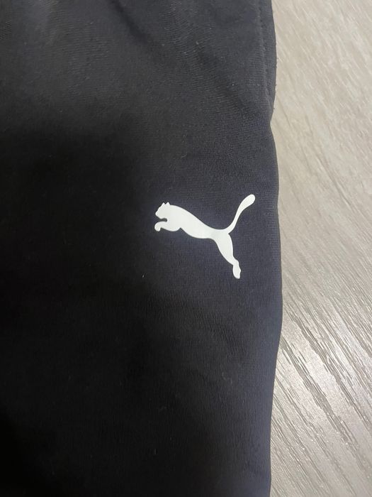 Puma детско спортно долнище – черно