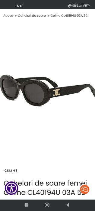 Vand Ochelari de soare de dama Celine CL40194U 01A