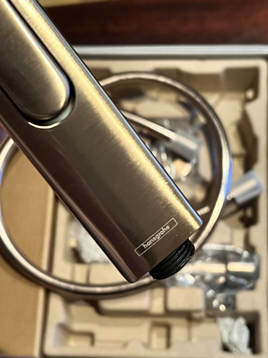 Hansgrohe Bidette baterie bideu cu set de duș ascuns, nou