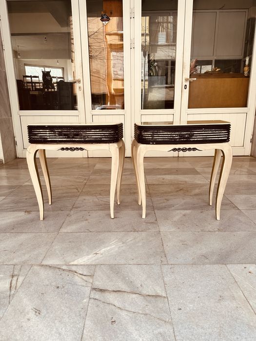 Италиански нощни шкафчета Art Deco (40–50 г.) – комплект 2 бр.