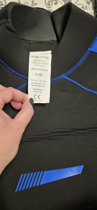 BARE 5MM SPORT S-FLEX, неопренов костюм