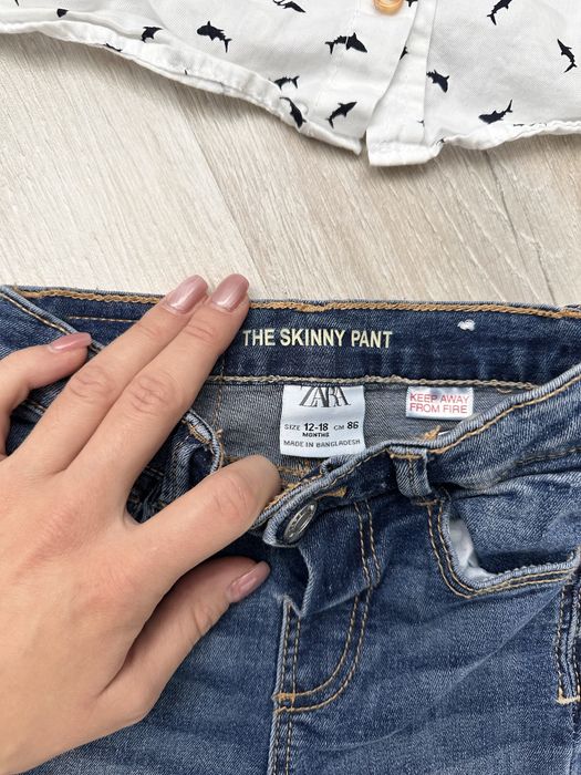 Две ризи и дънки ZARA 12-18м.