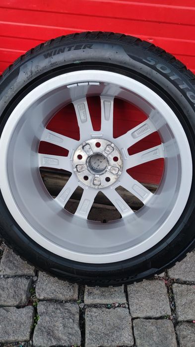 Оригинални джанти за Ауди 17 5 112 зимни гуми 205 50 17 Pirelli