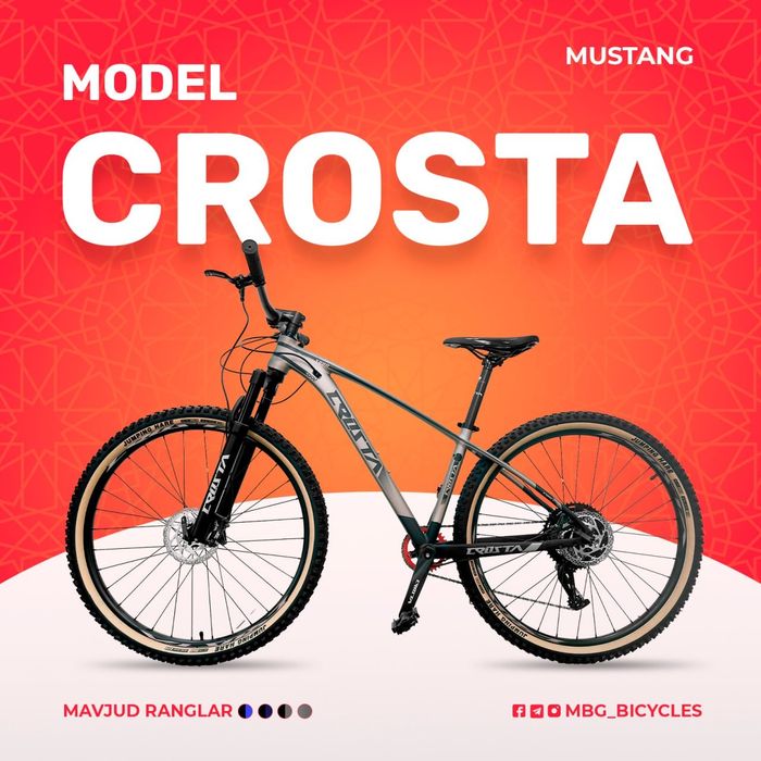 Зовётся новый велосипед CROSTA