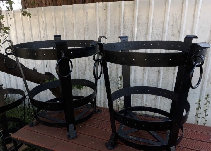 Jardiniera cadru masa fier forjat