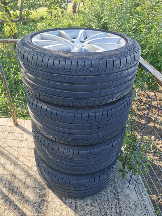 4 jante  18 Vw, cauciucuri DUNLAP 235/45 R18