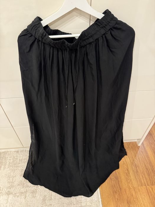 Дамска дълга черна пола Mango