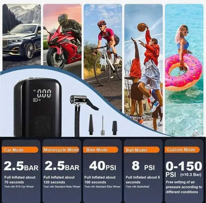 Электронный насос и зарядка для аккумулятора машины