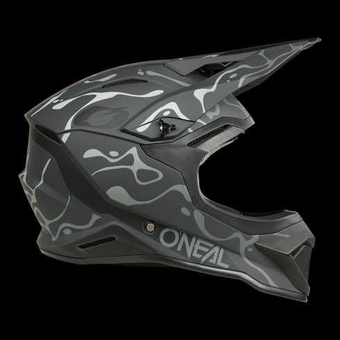 Каска O'NEAL 1Series Splash BLACK/GRAY V.26