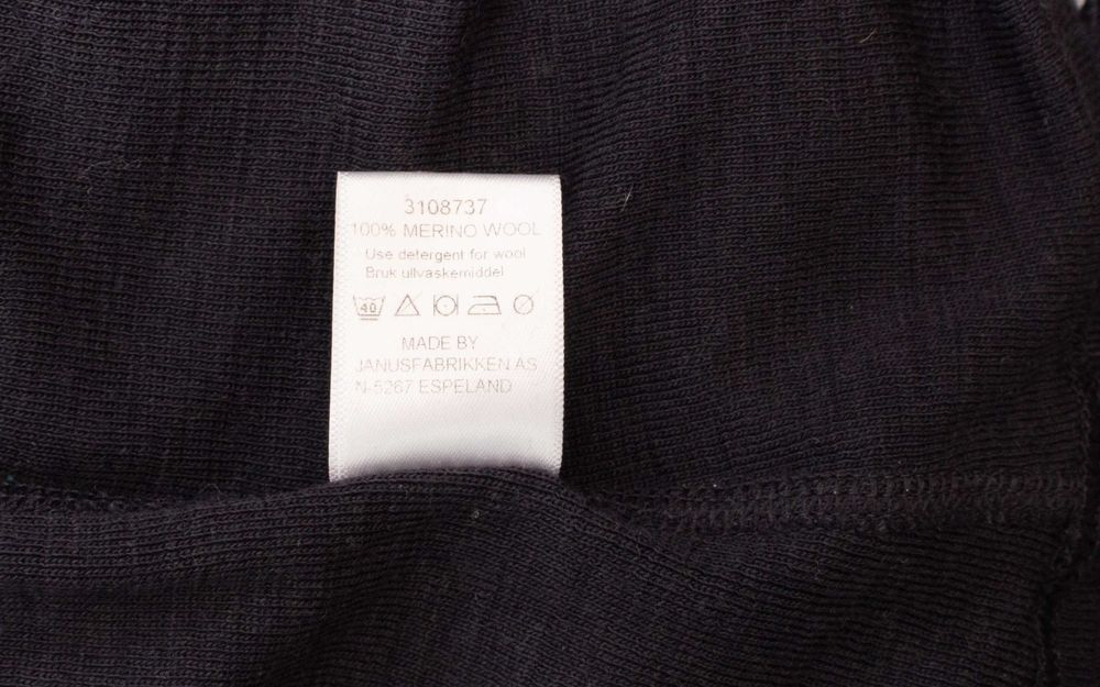 Janus дамска блуза от мериносна вълна сива поло яка термо бельо S