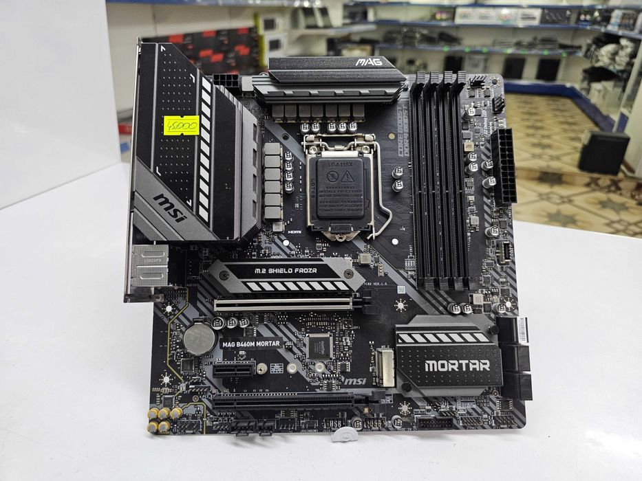 Мат.плата(Б\У) MSI Mortar B460M(LGA 1200) "TERABYTE" Шымкент