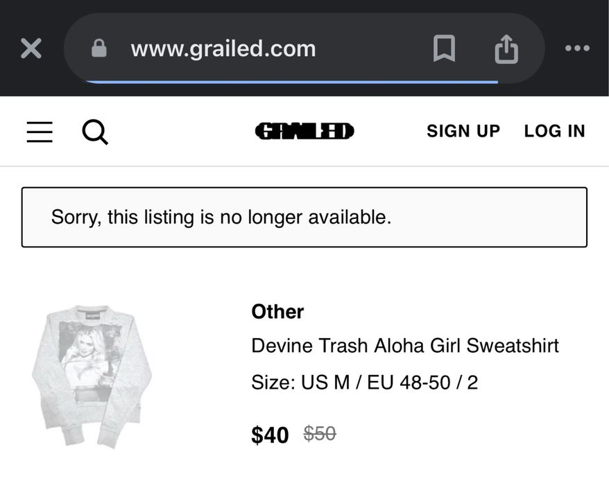 Divine Trash «Aloha Girl» Sweatshirt