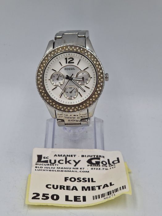 Ceas Fossil Curea metalică Garantie #46271