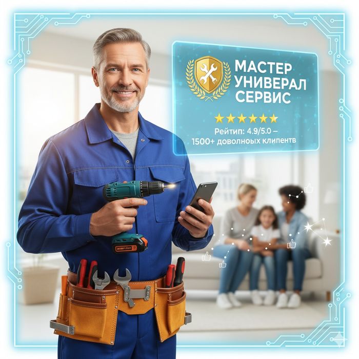 Муж на час Мастер Универсал мастер на час Мелки ремонт Уста