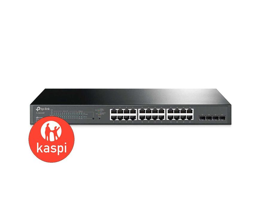 PoE коммутатор TP-LINK  TL-SG2428P 24 x RJ-45, 4 x Gigabit Ethernet SF